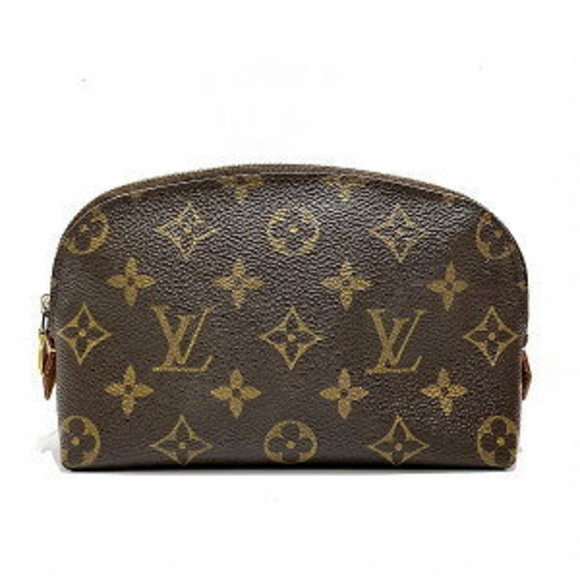Louis Vuitton Monogram Pouch Bag Cosmetic Pochette Makeup - Picture 1 of 8